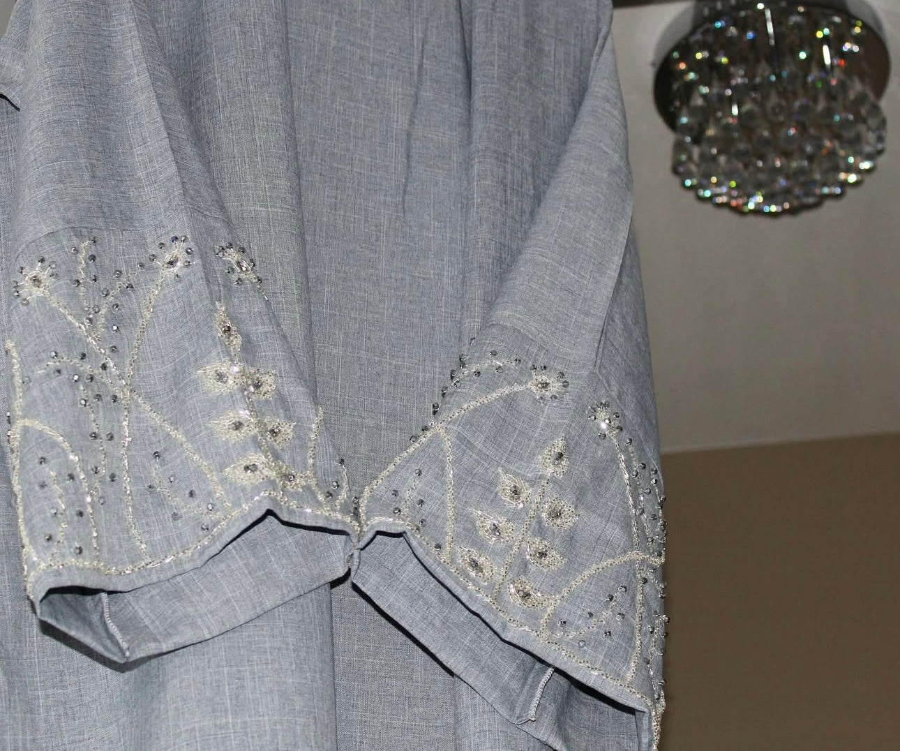Blau-graue Korallen-Abaya - Einteiler